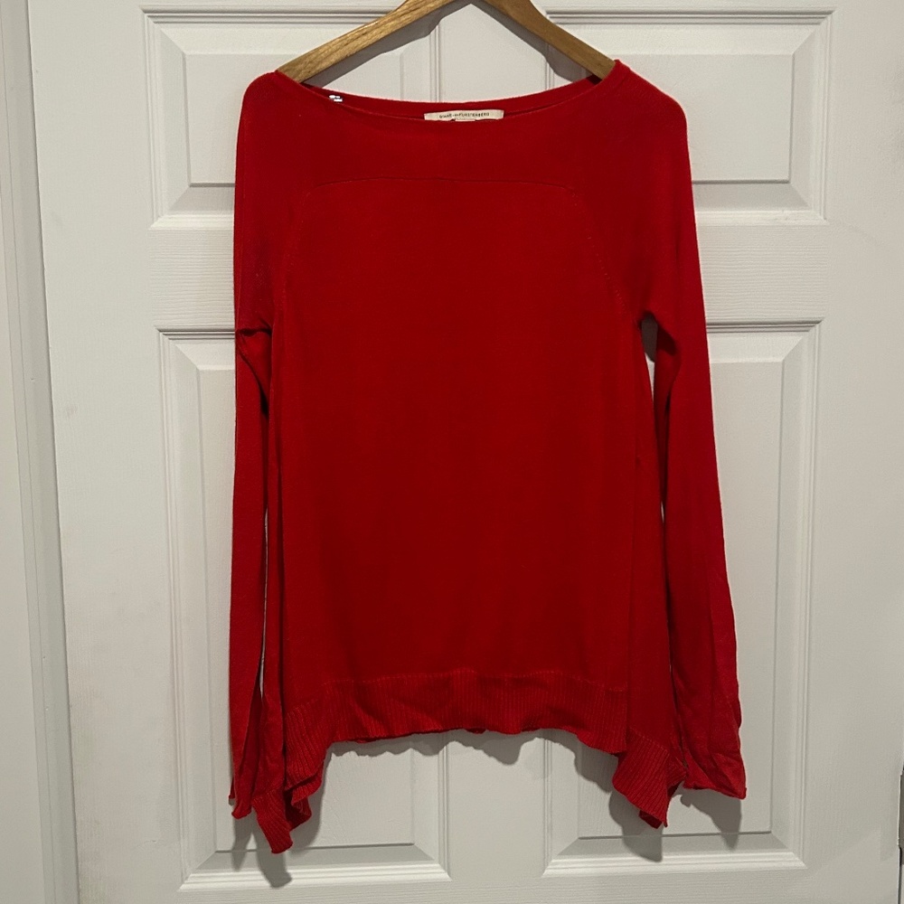 Diane Von Furstenberg Vintage Red Sweater